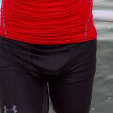 Wet Live Team: Ruslan Goes in for Sports and Gets Wet in UnderArmor Lycra