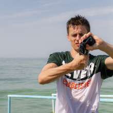 Wet Live Team: Ruslan Is Soaked to the Skin in His Favorite Spandex Blouse