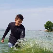 Wet Live Team: Ruslan Is Soaked to the Skin in His Favorite Spandex Blouse