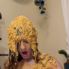 Slimed Models: Kaitlin Strips and Gets a Chunky Slime