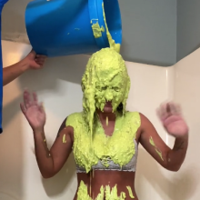 Slimed Models: New Model Autumn Gets the Slimed Models Green Slime