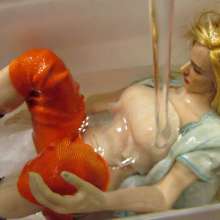 Bobographer2: 12 inch figurine in oily slime
