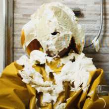 Pieparazzi: Messy In Yellow Rubber Rainwear And Wellies