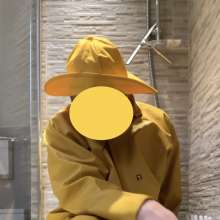 Pieparazzi: Messy In Yellow Rubber Rainwear And Wellies