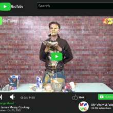 WamtasticUK: Adam and James Messy Cookery Lesson and Pie Fight