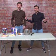 WamtasticUK: Adam and James Messy Cookery Lesson and Pie Fight
