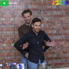 WamtasticUK: Adam and James Messy Cookery Lesson and Pie Fight