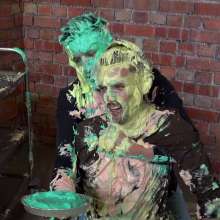 WamtasticUK: Adam and James Messy Cookery Lesson and Pie Fight
