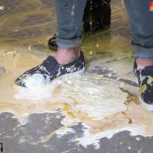 WamtasticUK: Adam and James Messy Cookery Lesson and Pie Fight