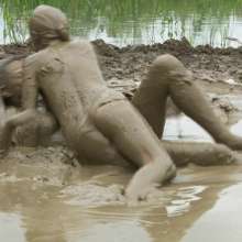 Lara_eurowam: Another Sexy Mud Scene with Adri and Her Girlfriend