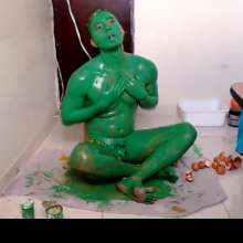 MessyGuys: Asian/latino Jeff: Eggs + Baked Beans + Green Slime