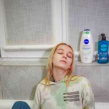 Wet Live Team: Charming Mila Got Completely Wet in the Bathroom
