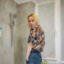 Wet Live Team: Charming Mila Got Completely Wet in the Bathroom