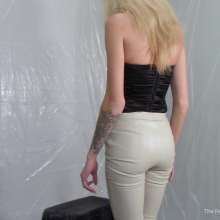 Miss Nicole: Courtney Is Initiated with Slime and Pies in Leather Pants