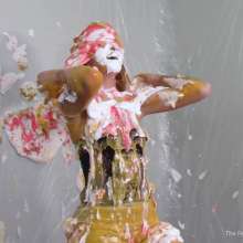 Miss Nicole: Courtney Is Initiated with Slime and Pies in Leather Pants