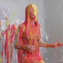 Miss Nicole: Courtney Is Initiated with Slime and Pies in Leather Pants
