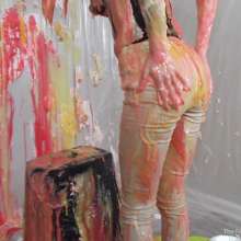 Miss Nicole: Courtney Is Initiated with Slime and Pies in Leather Pants