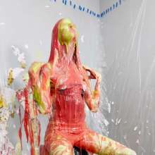 Miss Nicole: Courtney Is Initiated with Slime and Pies in Leather Pants