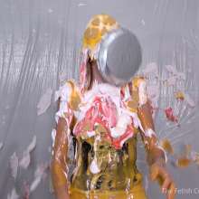 Miss Nicole: Courtney Is Initiated with Slime and Pies in Leather Pants