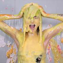 Miss Nicole: Courtney Is Initiated with Slime and Pies in Leather Pants