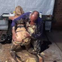 WSMProductions: Custard Couple in Messy Marquee Splosh  Slapstick HD