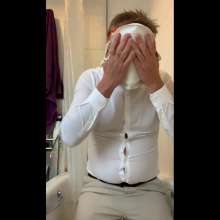 wamgame1: Danny Covers His White Shirt in Chocolate