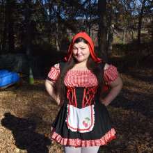 JD and Messy Andi: Trick or Treat?  Little Red Riding Hood Edition