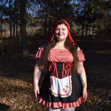 JD and Messy Andi: Trick or Treat?  Little Red Riding Hood Edition