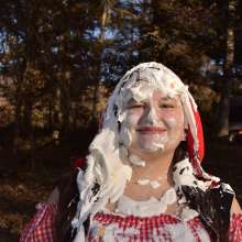 JD and Messy Andi: Trick or Treat?  Little Red Riding Hood Edition