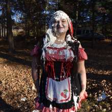 JD and Messy Andi: Trick or Treat?  Little Red Riding Hood Edition