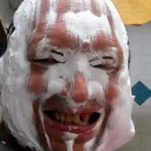 creamer_03: Shaving cream facial