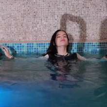 Wet Live Team: I Slowly Swam in the Pool and Enjoyed, Wetlook Girl