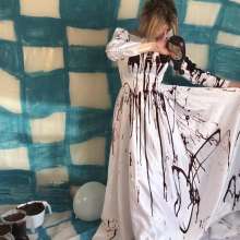RevSlymsford: Kaydens' Wedding Gown Destruction: From White To Chocolate!