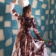 RevSlymsford: Kaydens' Wedding Gown Destruction: From White To Chocolate!