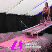 LiquidX: Plunga X: Topless Wetlook Leggings Gunge Filling and Plunging