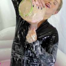 CandyCustard: Lottie Lalay PVC Catsuit and Deep Gunge
