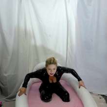 CandyCustard: Lottie Lalay PVC Catsuit and Deep Gunge