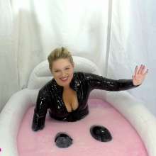 CandyCustard: Lottie Lalay PVC Catsuit and Deep Gunge