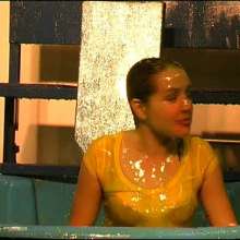 GungeTankBabes: Melissa Dunked in Green Gunge