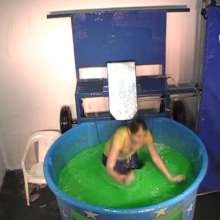 GungeTankBabes: Melissa Dunked in Green Gunge