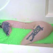 Larzstord: My Green Slime Bath