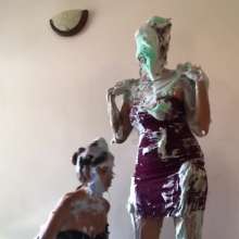 XXXMESS: Messy Milfs Sloptober 1st  pie video available!