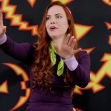 PieZone: New Redhead Gets Stripped and Sploshed on Halloween!