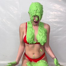 Slimed Models: Slimed Models $1 Clip of the Week: Kelsey Slimed for the First Time