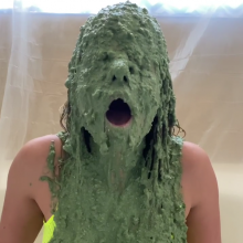 Slimed Models: Slimed Models $1 Clip Of The Week: Vivi Slimed With Dog Food