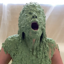 Slimed Models: Slimed Models $1 Clip Of The Week: Vivi Slimed With Dog Food