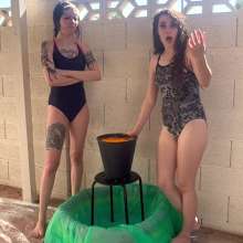 Larzstord: Tarred and Feathered in My Swimsuit and Goggles