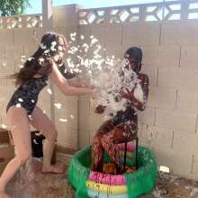 Larzstord: Tarred and Feathered in My Swimsuit and Goggles