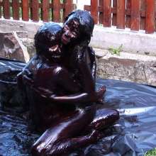 Lara_eurowam: Trash the Dress with Slime Came True with Reka and Andrea