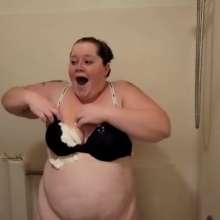 curiousvixen84: Whipped Cream Bra Filling and Pie in the Face!